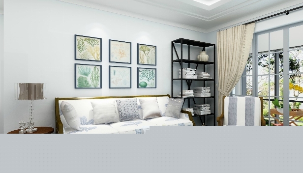 100㎡/兩室一廳一衛(wèi)/簡約