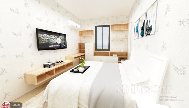 56㎡/一室一廳一衛(wèi)/現代