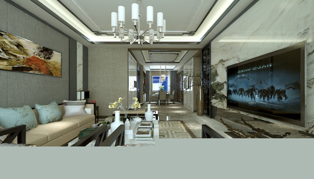 145㎡/三室兩廳兩衛(wèi)/新古典