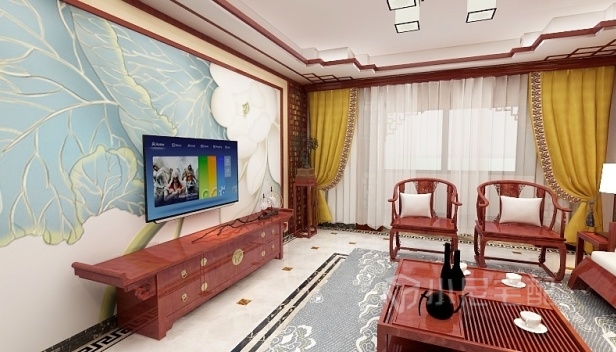 140㎡/三室兩廳一衛(wèi)/中式