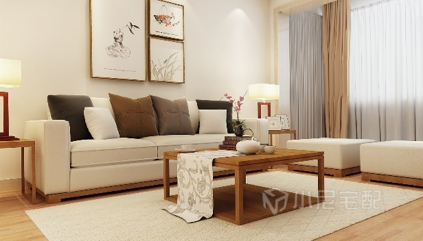 98㎡/兩室兩廳一衛(wèi)/簡約