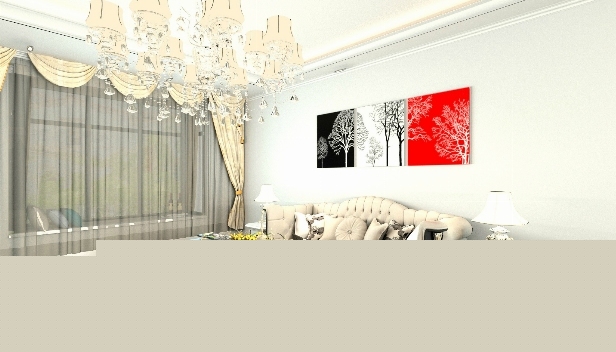 120㎡/三室一廳兩衛(wèi)/歐式