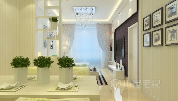 92㎡/兩室兩廳一衛(wèi)/簡約