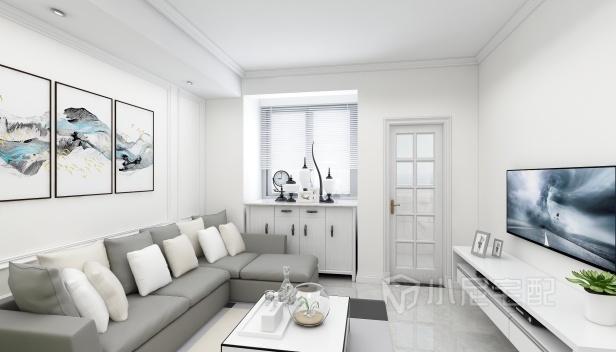 90㎡/三室兩廳一衛(wèi)/現(xiàn)代