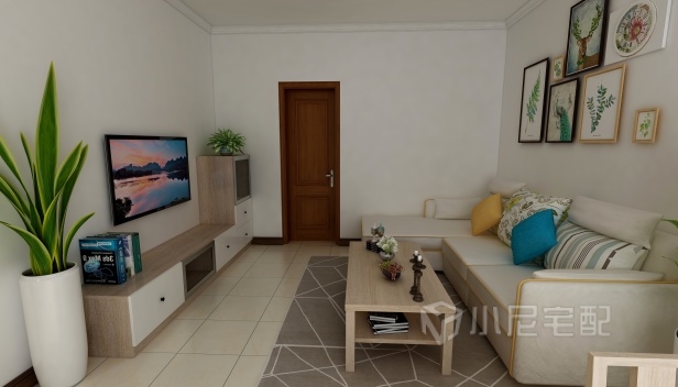 64㎡/一室一廳一衛(wèi)/現(xiàn)代