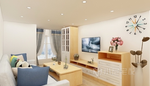 50㎡/一室一廳一衛(wèi)/現(xiàn)代