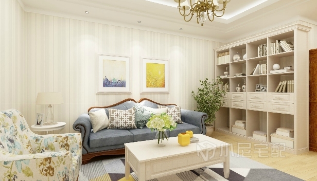 100㎡/兩室一廳一衛(wèi)/歐式