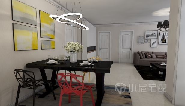 108㎡/兩室一廳一衛(wèi)/歐式