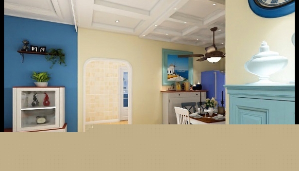 120㎡/三室兩廳一衛(wèi)/地中海